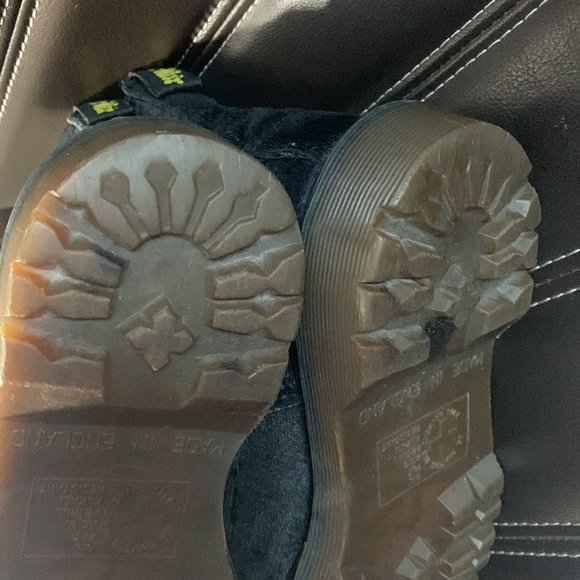 Vtg 90s Dr. Martens 1460 Corduroy Boots, Made in England, 8 Eye PUNK GOTHIC 7 - Picture 5 of 8